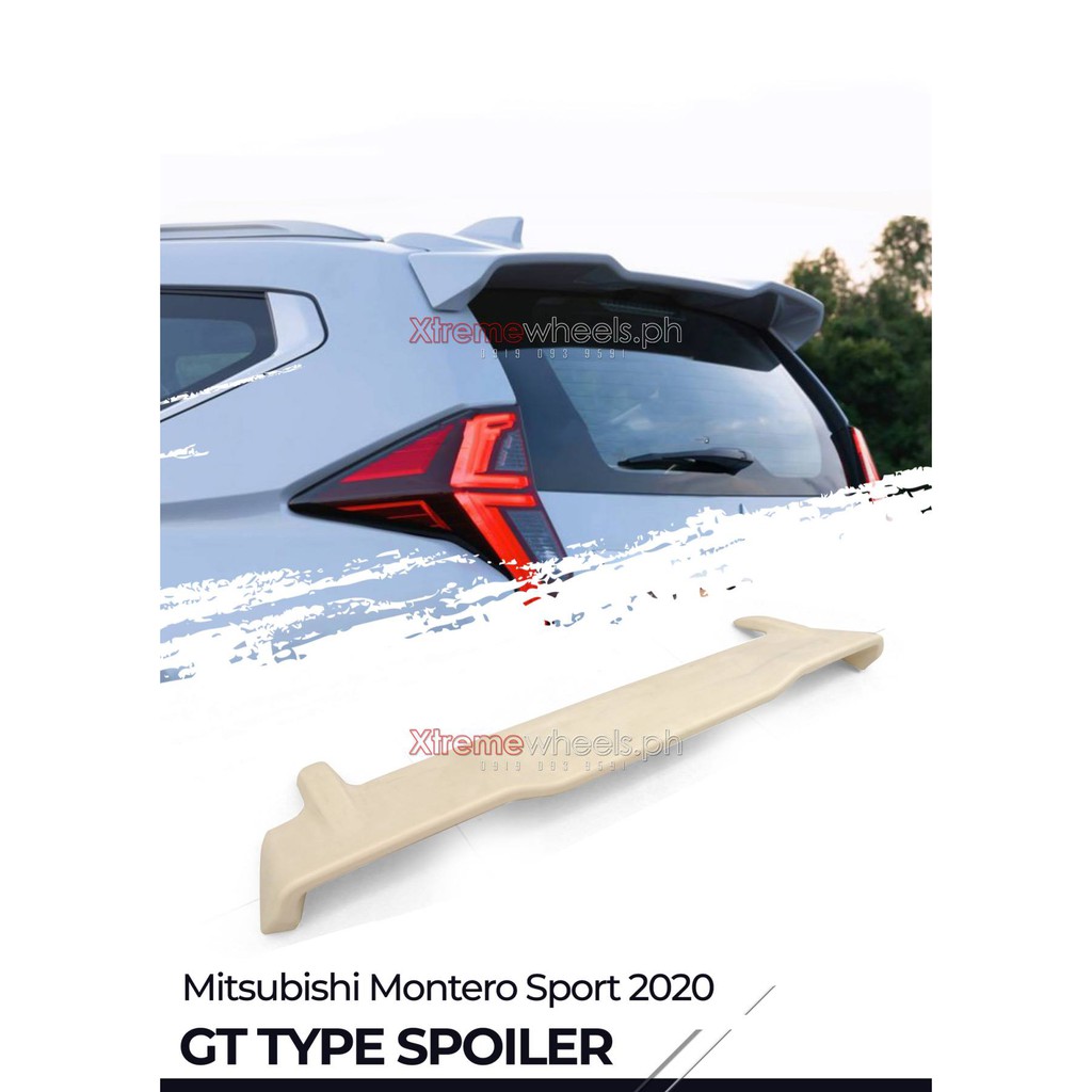 Montero 2020 to 2025 Thailand Made Rear Bumper Spoiler No Paint for ...