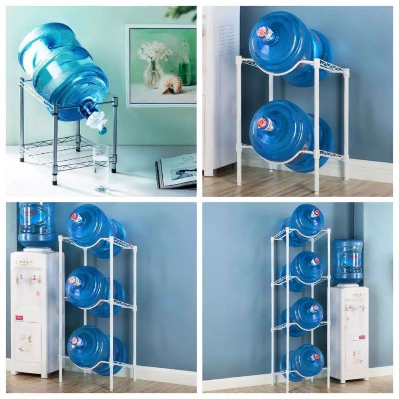Krisbow Gallon Shelf 1 Stacking - 4 Stacking / Gallon Rack 1 Level - 4 ...
