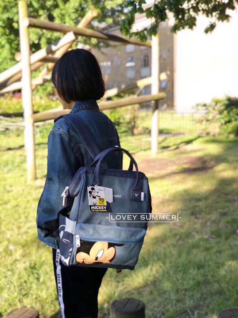 Anello backpack Mickey Mouse canvas material Auntentic quali Shopee Philippines