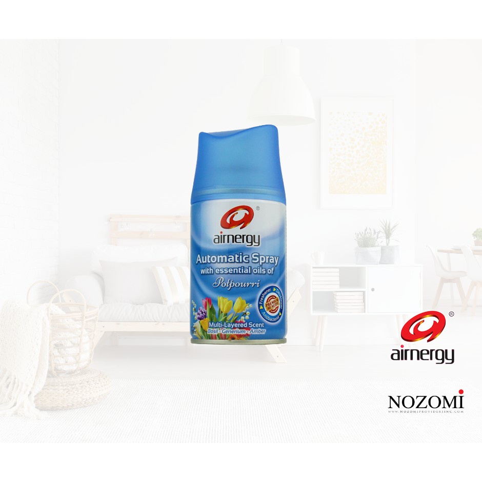 room disinfectant spray Airnergy Metered Spray Refill 300mL Potpourri Shopee Philippines