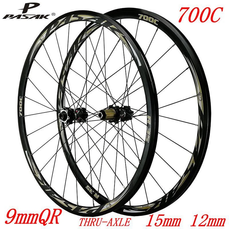 PASAK 700C Disc Brake Road Bike Wheelset Sealed Bearing 12Speed Bicycle Wheels 30MM Rim Thru axis 29inch Wheel Off road Shopee Philippines