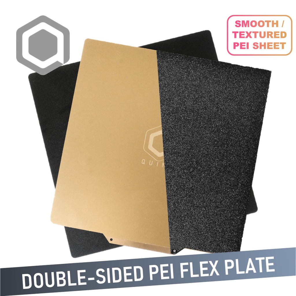 QUINXFlex FDM 3D Printer Doublesided PEI Sheet Flex Plate