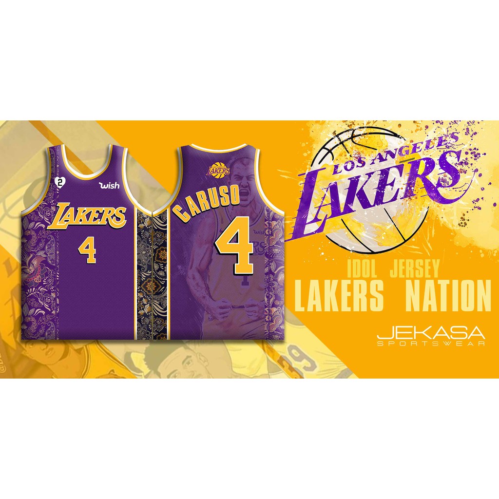 Lakers jersey yellow store violet