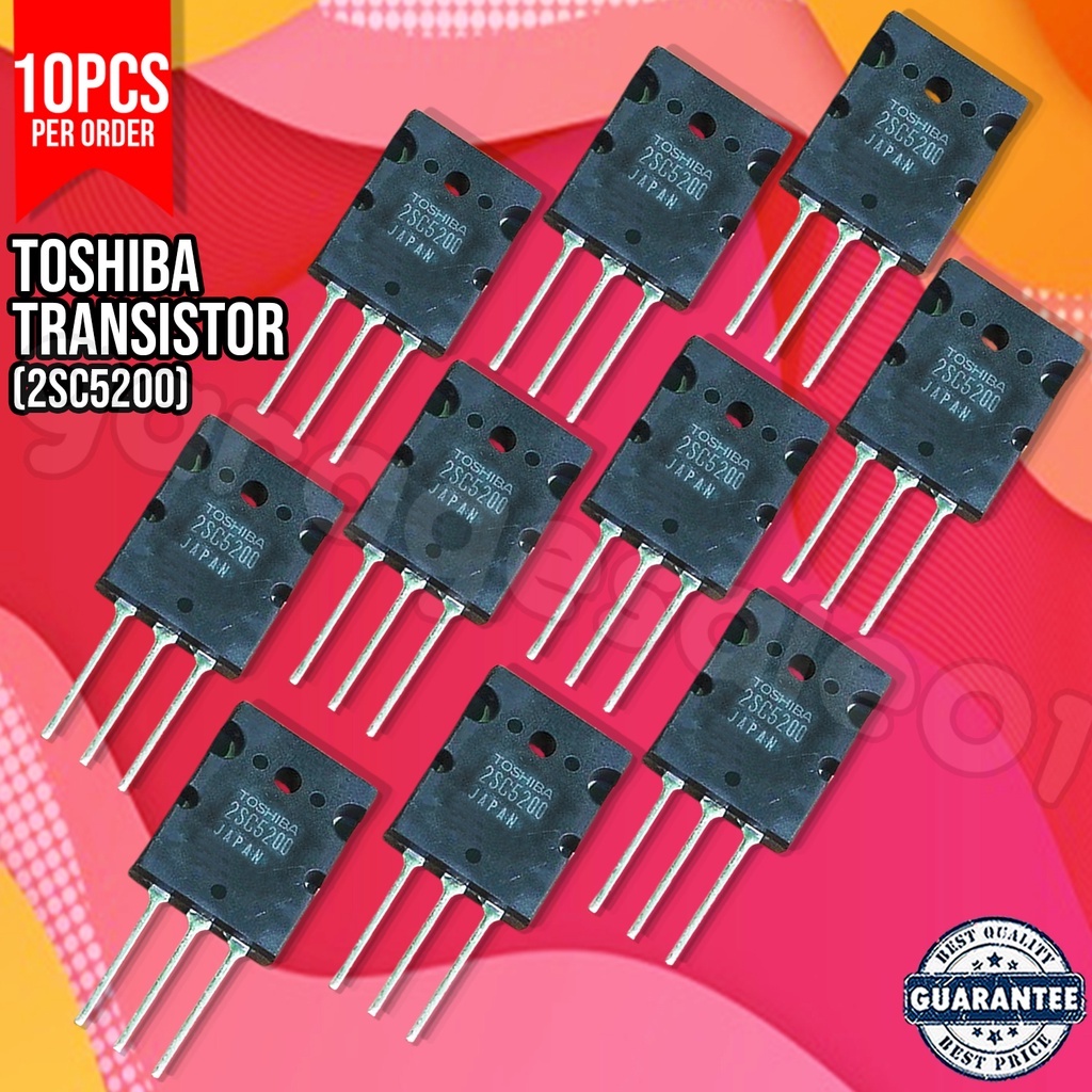 ⚡10PCS Original Toshiba Transistor (2SC5200)⚡ Shopee Philippines