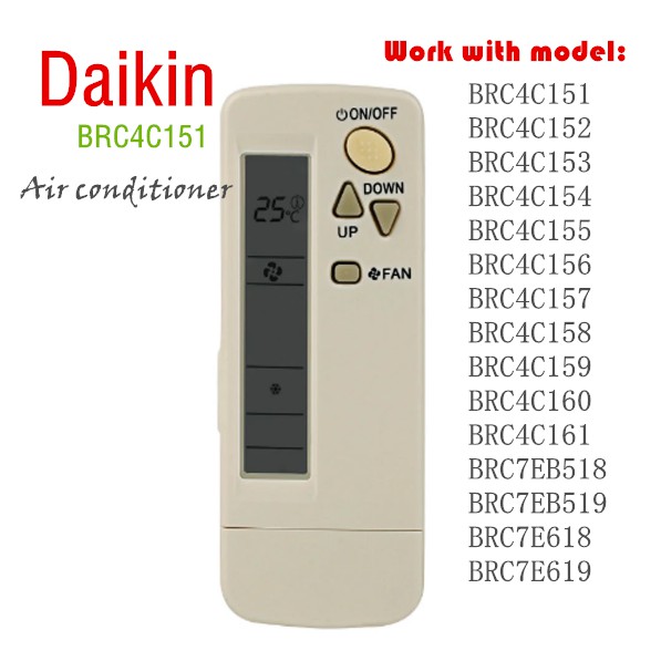 Télécommande Daikin ARC433A1 Ou ARC433A2 Pour Climatisation