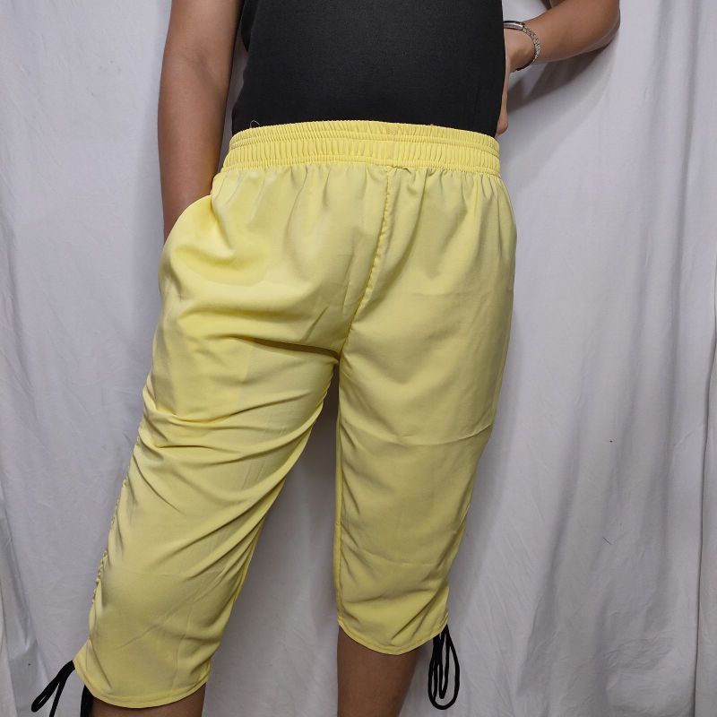 Adi Drawstring Tokong 3 4 Capri Taslan Pants baggy fashion for women joymarcelo Shopee Philippines