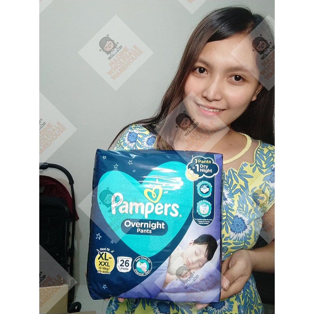 PAMPERS OVERNIGHT PANTS VALUE XL 26S