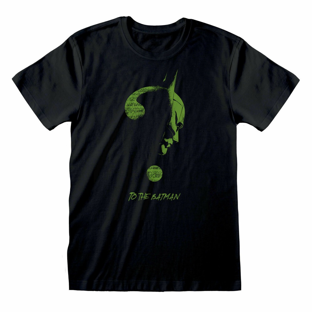 The Batman Riddler Silhouette Black Men'S Tshirt | Shopee Philippines