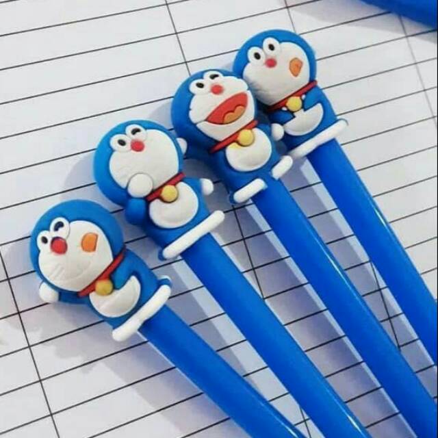 Pulpen Pulpen Gel Character Doraemon Black Ink Shopee Philippines