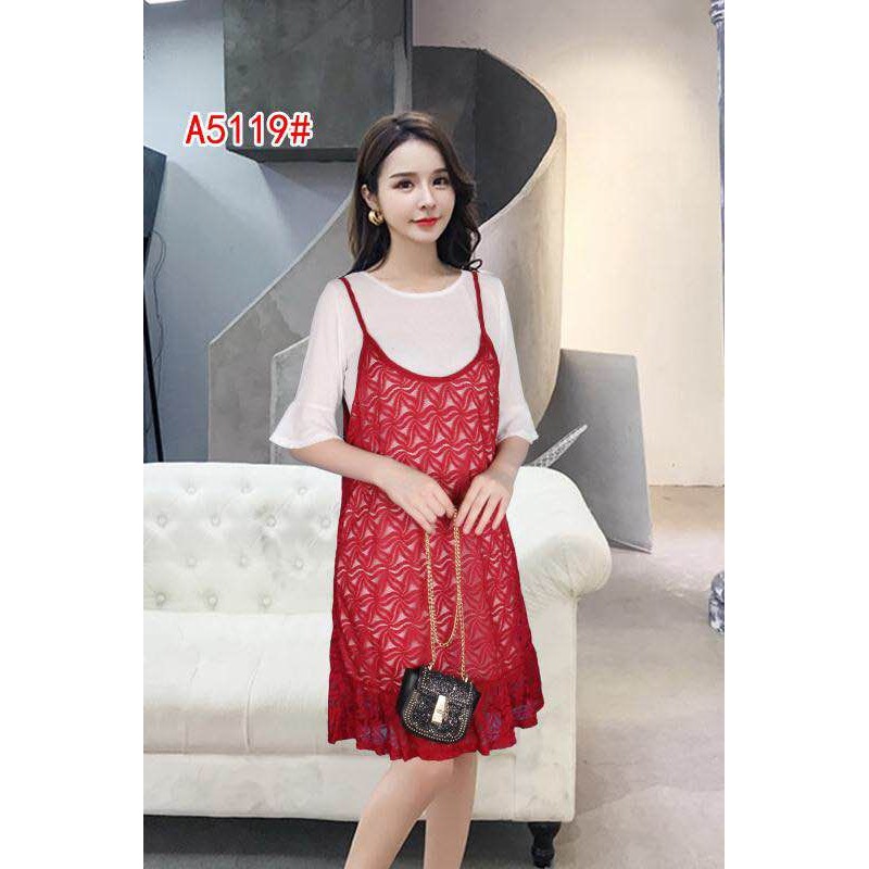 Korean dress hotsell with inner