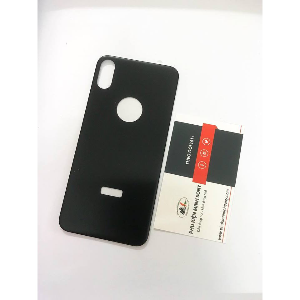 Full iPhone X flexible sticker on the back (free camera protection ...