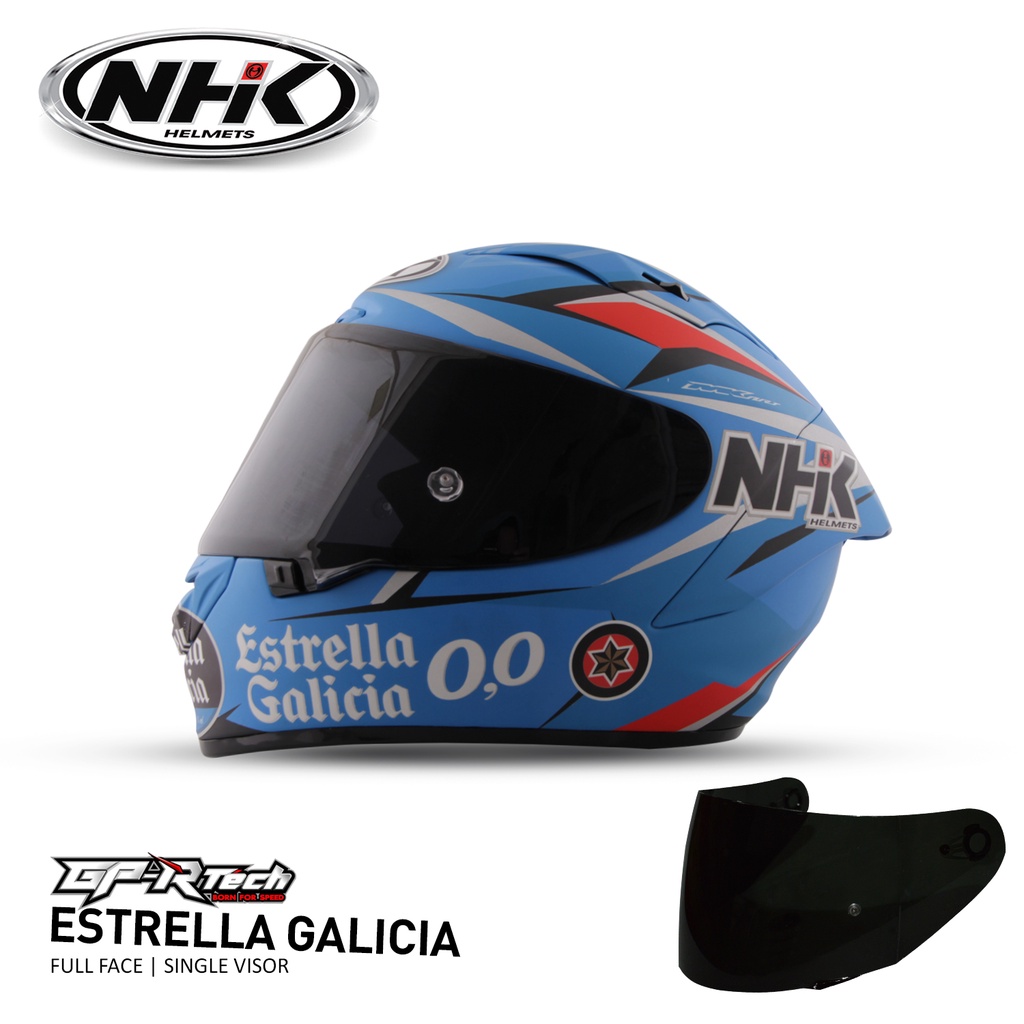 ESTRELLA GALICIA Moto GP Stickers - 2-Pack Motorcycle Decals For Tanks, Fairings, Helmets
