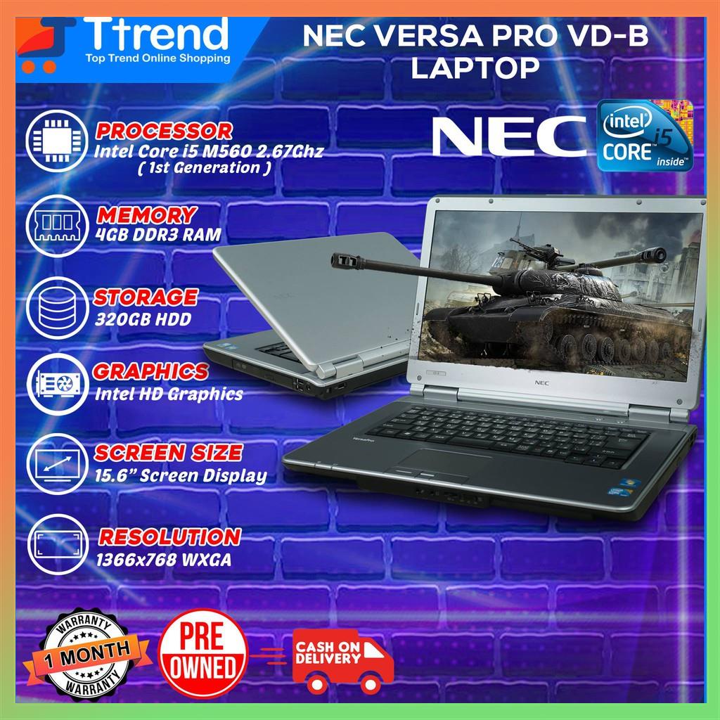 Available】NEC Versapro VD-B VD-D Used 2nd hand Laptop | Intel