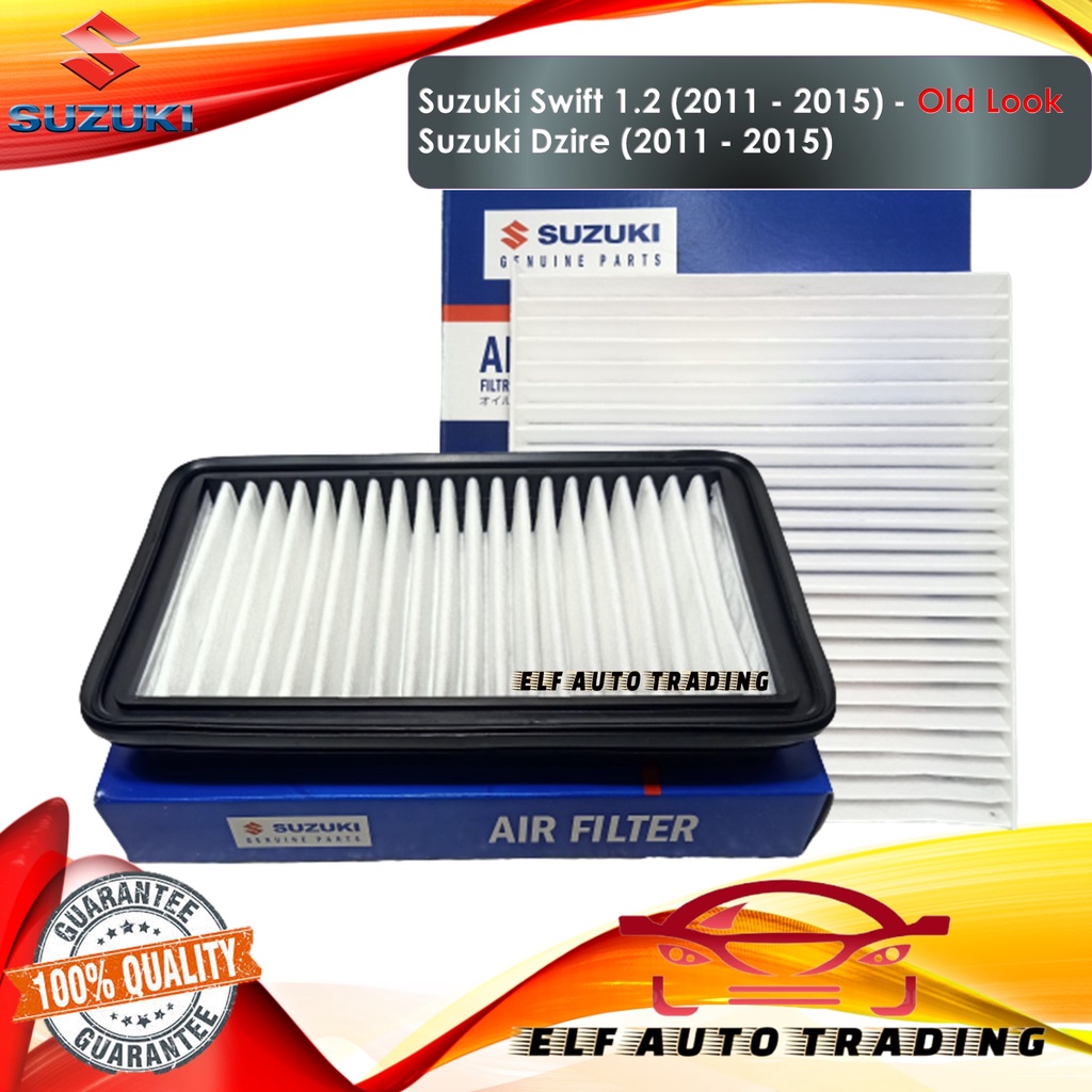 Combo Engine Air Filter and Cabin Filter Suzuki Swift 1.2 (2011 2015
