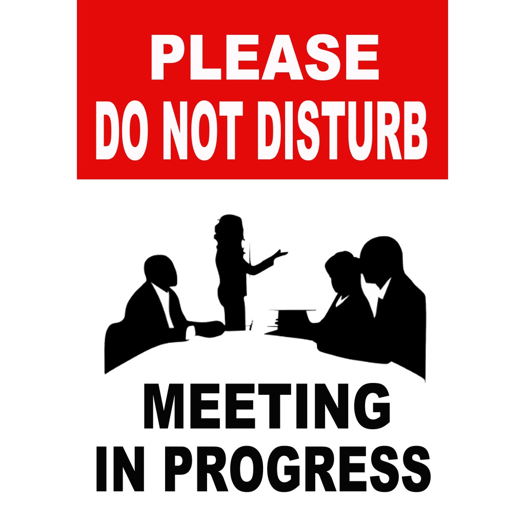 Please Do not Disturb-A4 Laminated Signage | Shopee Philippines