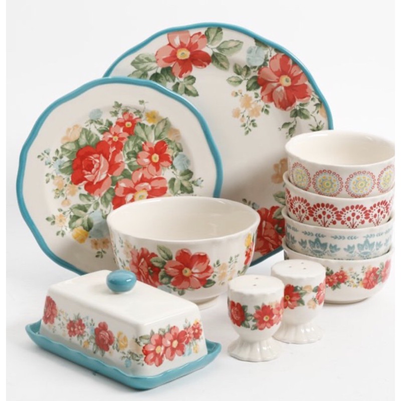 Pioneer woman clearance vintage floral dinnerware