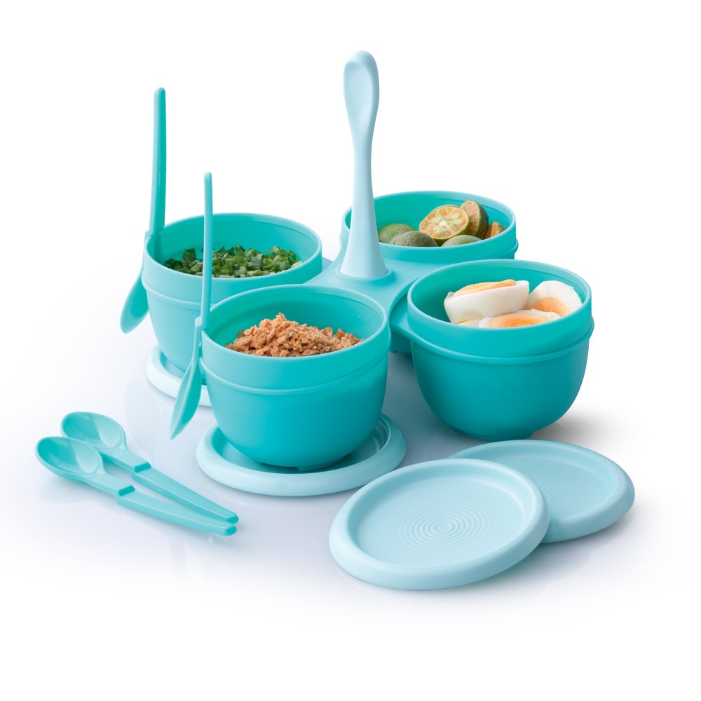 Tupperware Blossoms Condimate with Spoon | Shopee Philippines