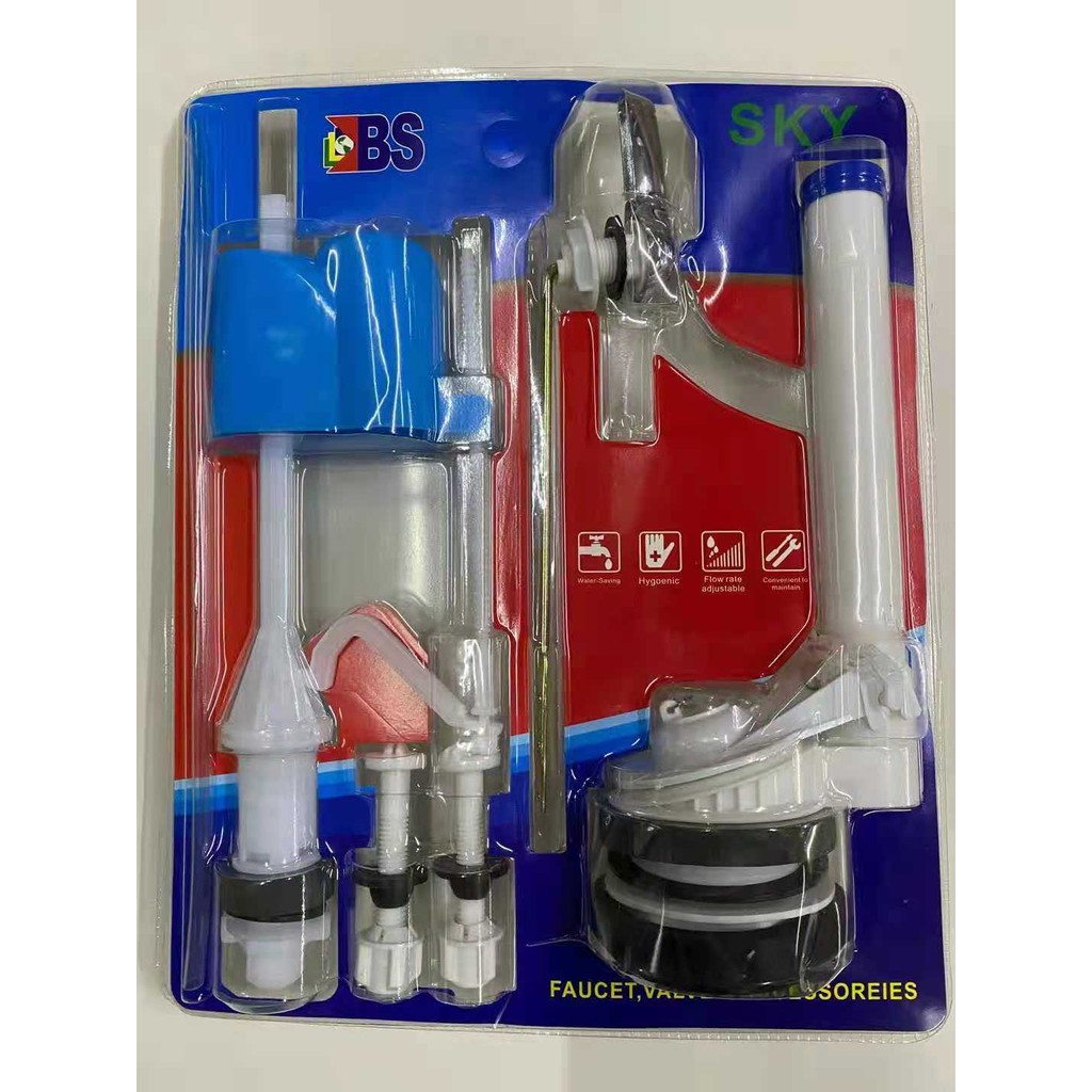 CISTERN FITTINGS WATER TANK FITTINGS FOR TOILET FLUSH 1SET | Shopee ...