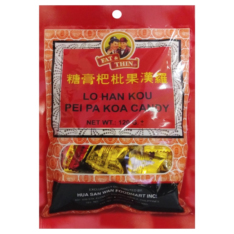 Fat & Thin Lo Han Pei Pa Koa Candy 120G Shopee Philippines