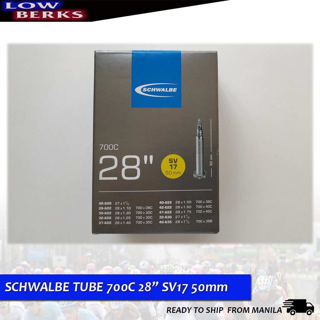 Buy Schwalbe Sv17 700 X 28C-45C Presta Valve Tube