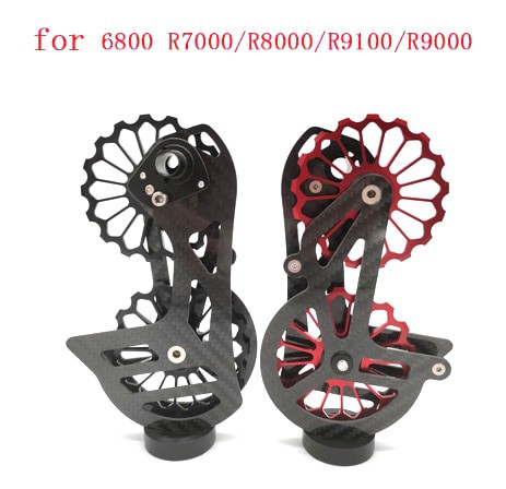 Racework Road Bike Pulley Wheel Carbon Fiber Ceramic Bearing Bike