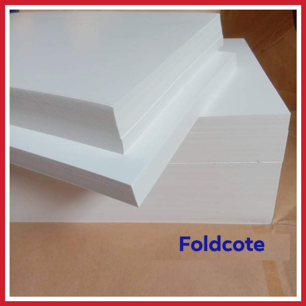 ┋๑25/50Pcs Foldcote Board Paper 220Gsm/250Gsm/300Gsm/320Gsm A4/Short ...