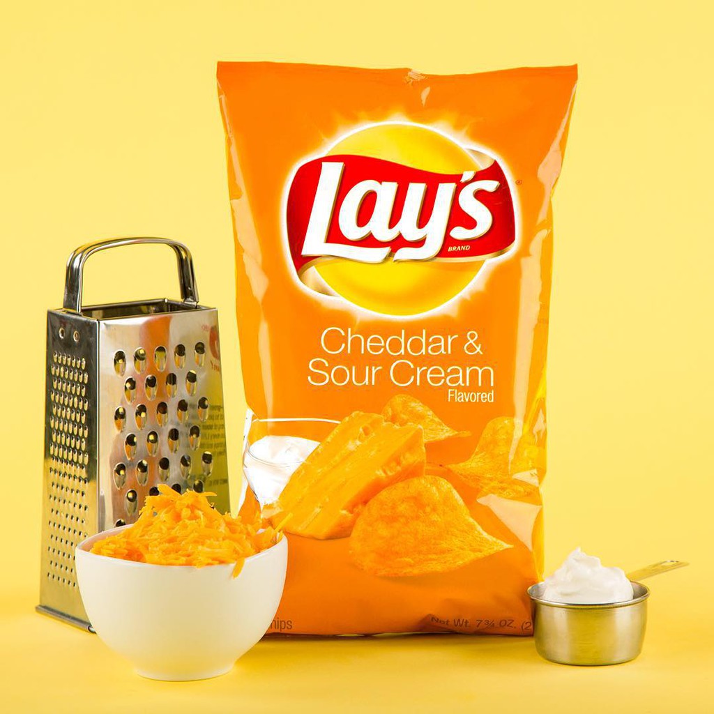 Lays Chesta Cheese Flavor And Sound Cream 184g/Cheddar & Sour 184g ...