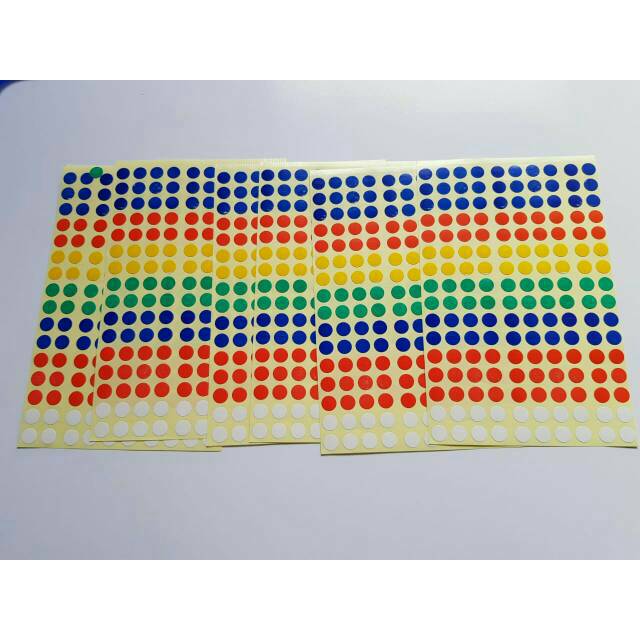 Dot a Dot 8 mm Stickers Contains 5 Sheets | Shopee Philippines