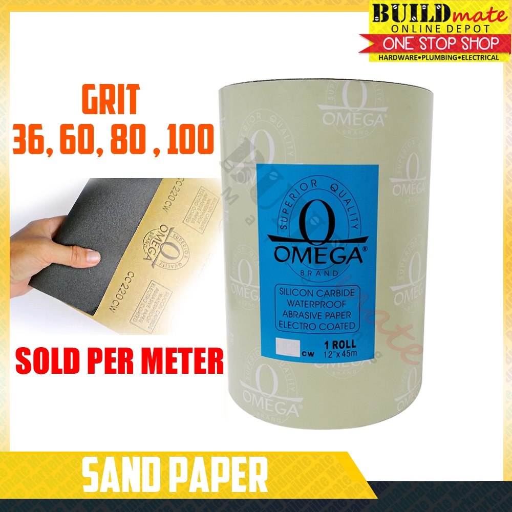 OMEGA WATERPROOF FLOOR SANDING Sand Paper Sandpaper SOLD PER METER