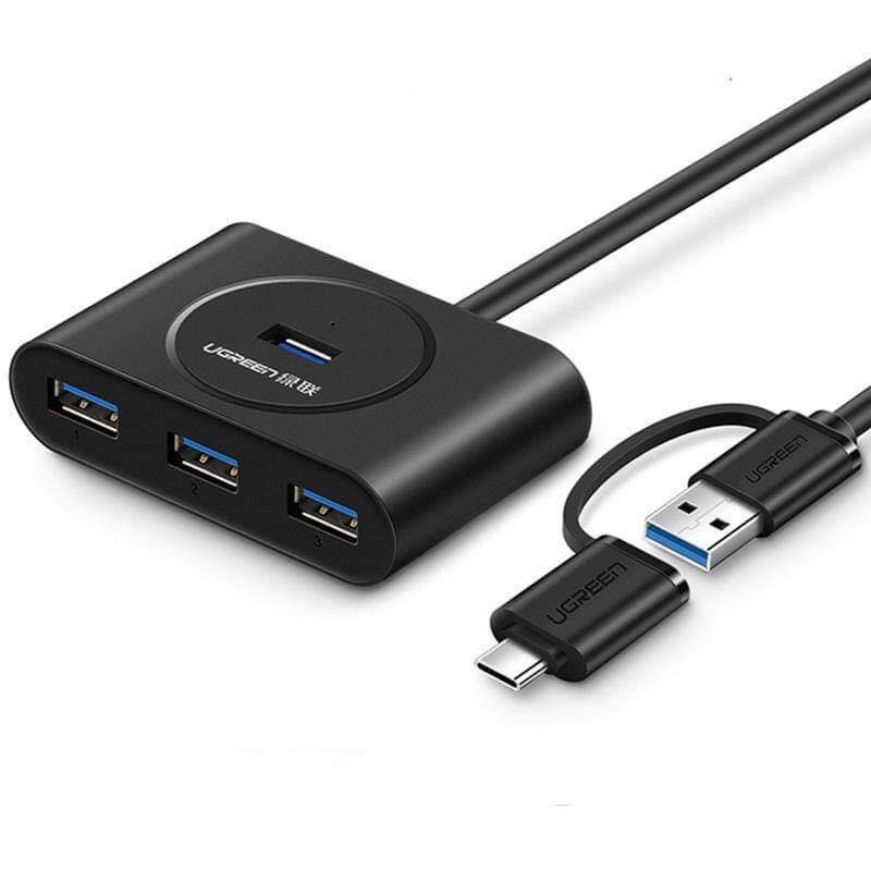 Ugreen- 40850 genuine USB Type C, USB Type A Ra 4 Port USB 3.0 cable ...
