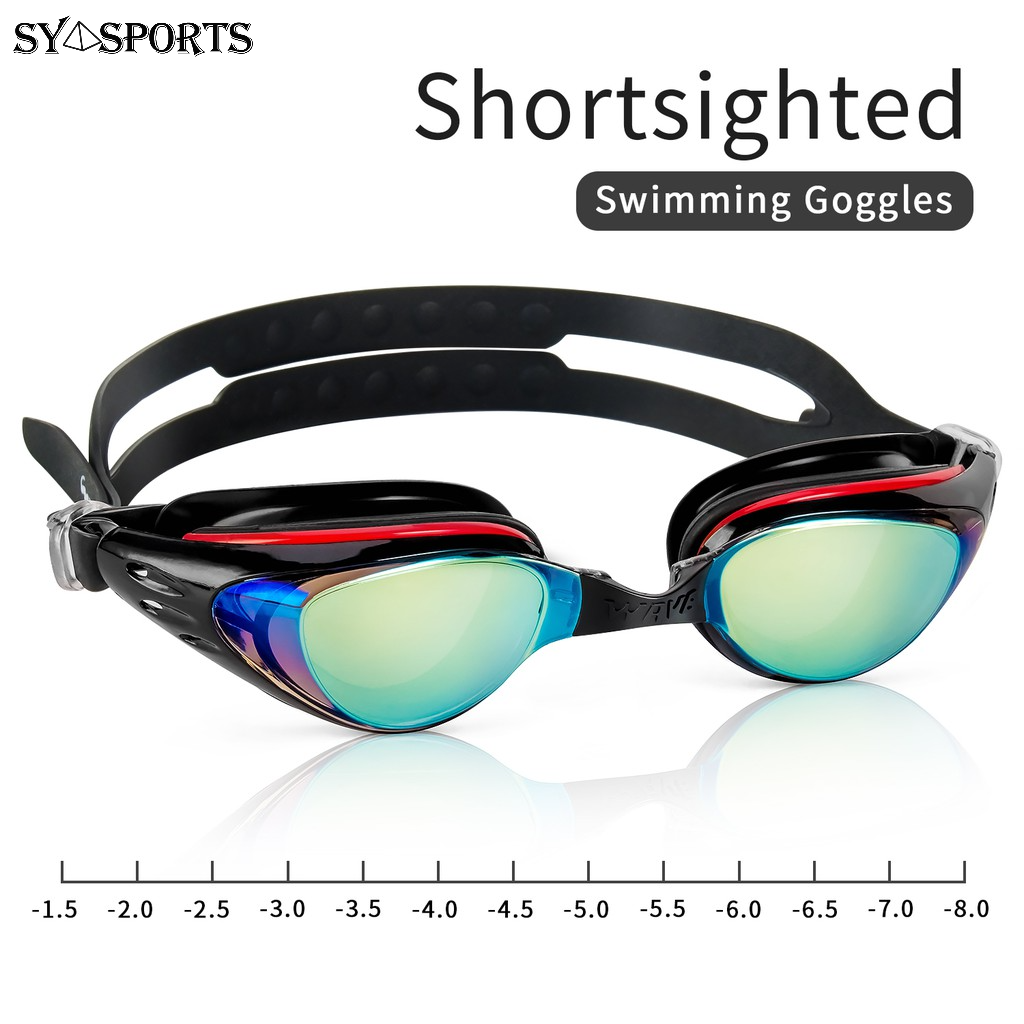 Men Women Optical Myopia Swimming Goggles Anti Fog Uv Protection Glasses Swimming Goggles for adult Shopee Philippines