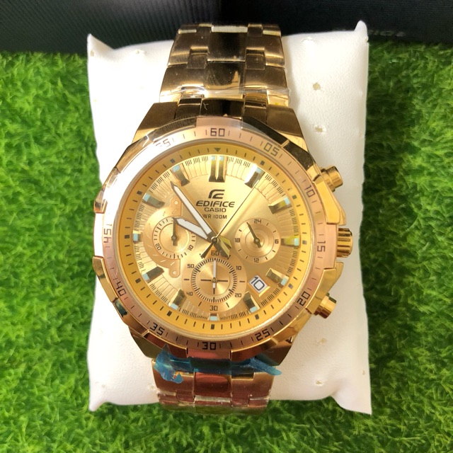 CASIO Edifice chronograph stainless steel watch Shopee Philippines