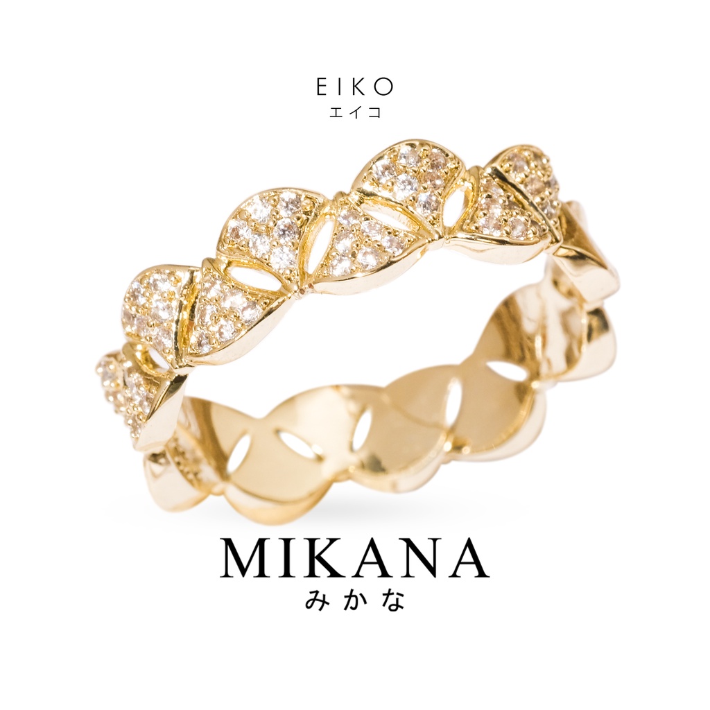 Mikana Chunky 18k Gold Plated Eiko Ring Accessories For Women | Shopee ...