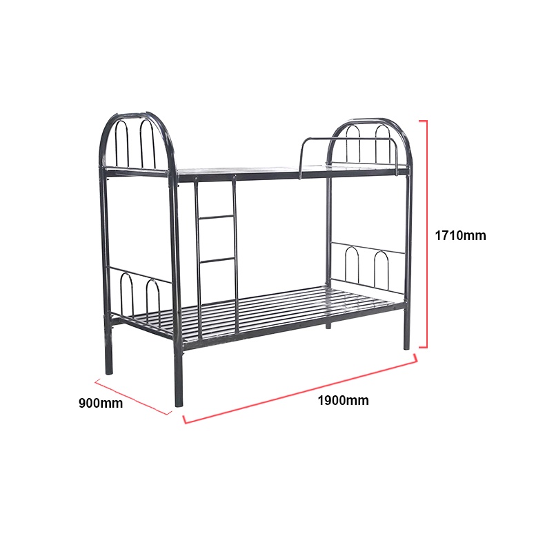 Double deck bed clearance size