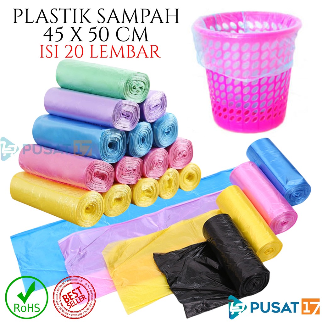 Plastic Bags Waste 45X50CM Contents 20 Sheets / PLASTIC Bags ROLL ROLL