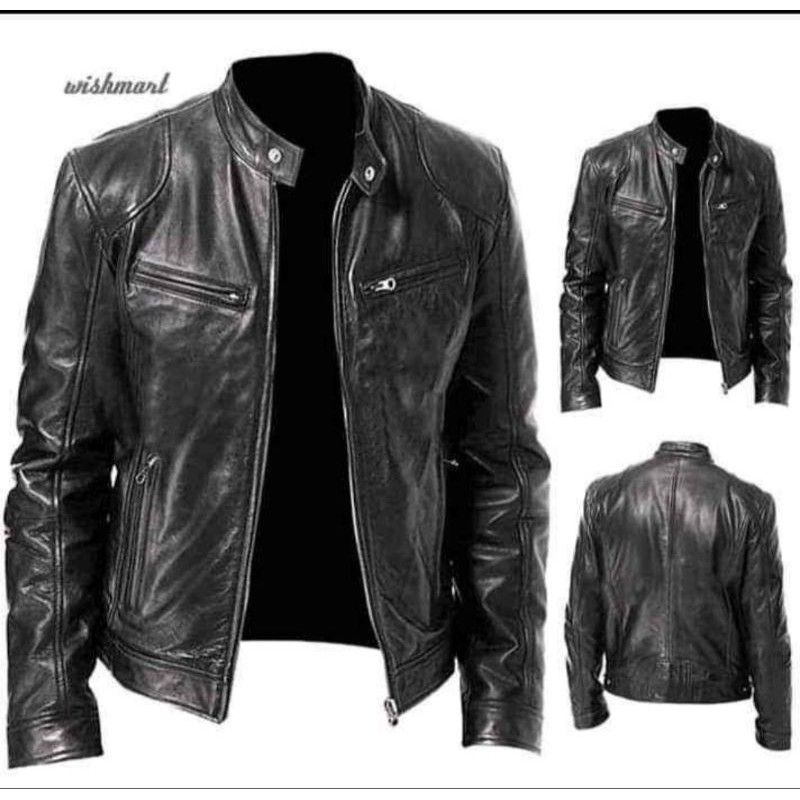 Leather Jacket for Men High Quality Shopee Philippines