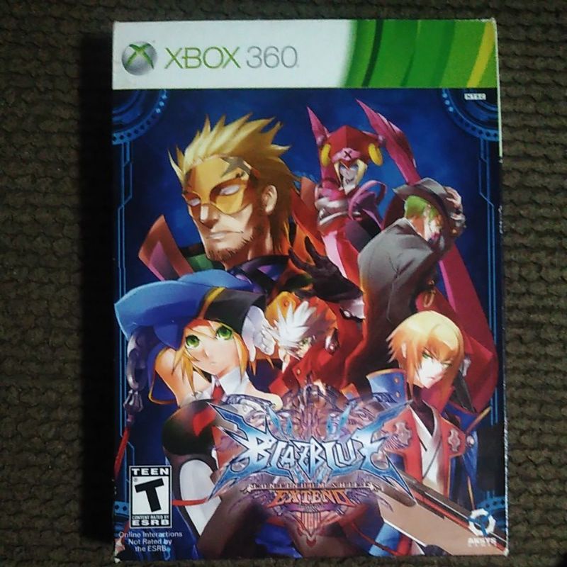 Xbox 360 Blazblue Continuum shift extend limited edition Shopee