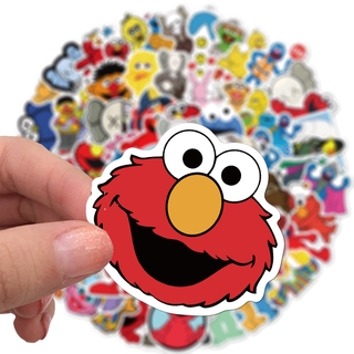 100pcs KAWS Sesame Street Elmo Graffiti Stickers Laptop Mobilephone ...