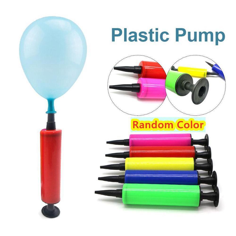 (Ready Stock) Balloon Pump Hand Push Mini Plastic Inflator Air Pump  Portable Useful Foil Balloon Inflator
