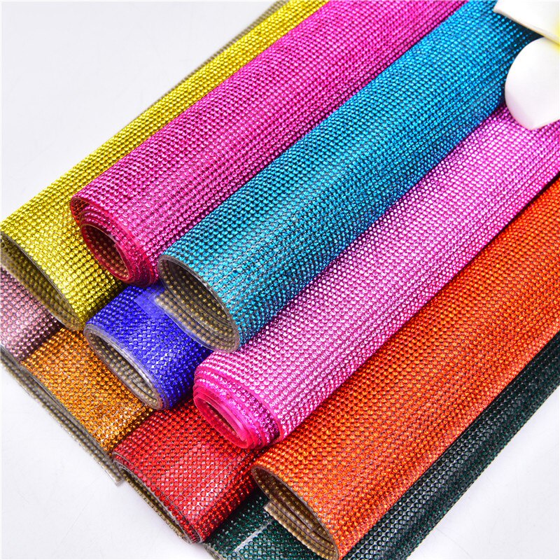 Ss6 2mm Self Adhesive Rhinestone Mesh Trim Strass Crystal Banding ...