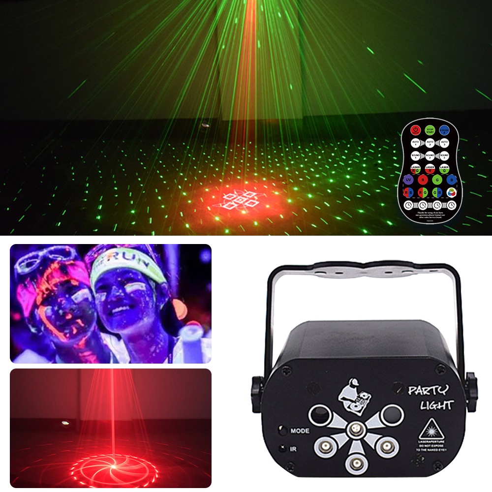 128 Patterns USB UV Lamp Mini Laser Light Show Starry Sky Night Light