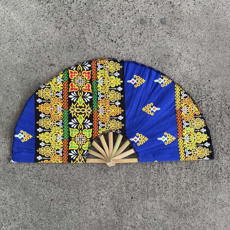 Batik Hand Fan Pamaypay Souvenir Big / Davao Hand Fans Wholesale