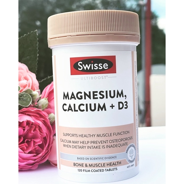 AUTHENTIC🇦🇺Swisse Ultiboost Magnesium Calcium + Vitamin D 120 Tablets Shopee Philippines
