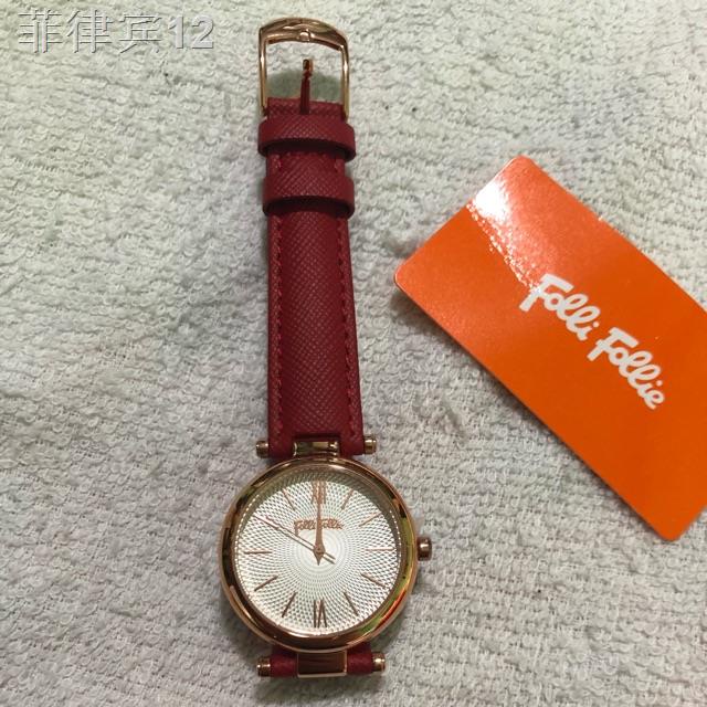 24 ORAS 100 ORIHINAL Folli follie watch red strap