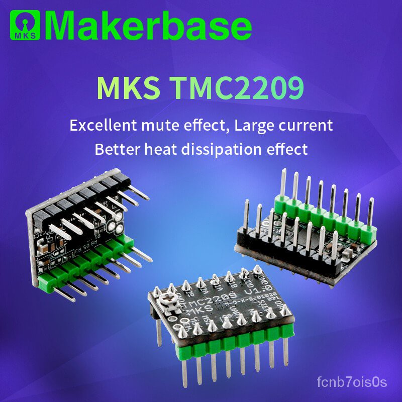 BIGTREETECH TMC2209 V1.3 Stepper Motor Driver UART, Step/DIR Mode Ultra Silent Stepsticks Con Dissipatore Per SKR V1.4 Turbo/SKR 3, Octopus/Manta M4P/M5P/M8P MKS Gen L 3D Printer Motherboard 5Pcs - Foto 5