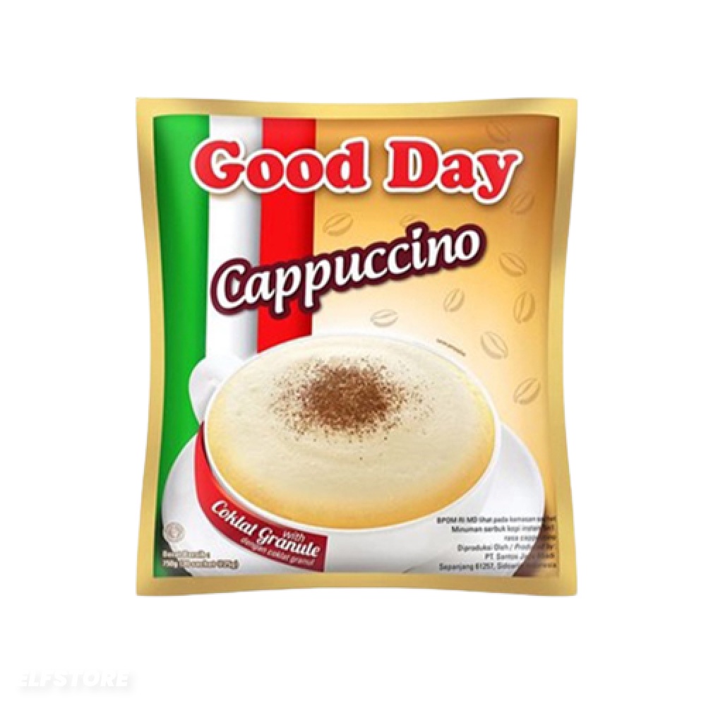 Good Day Cappuccino Coffee Sachet Packaging 25gr Shopee Philippines