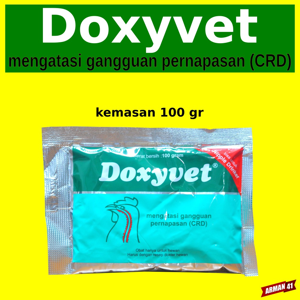 Doxyvet Chicken CRD Respiratory Snoring Medicine 100 gr Medion | Shopee ...