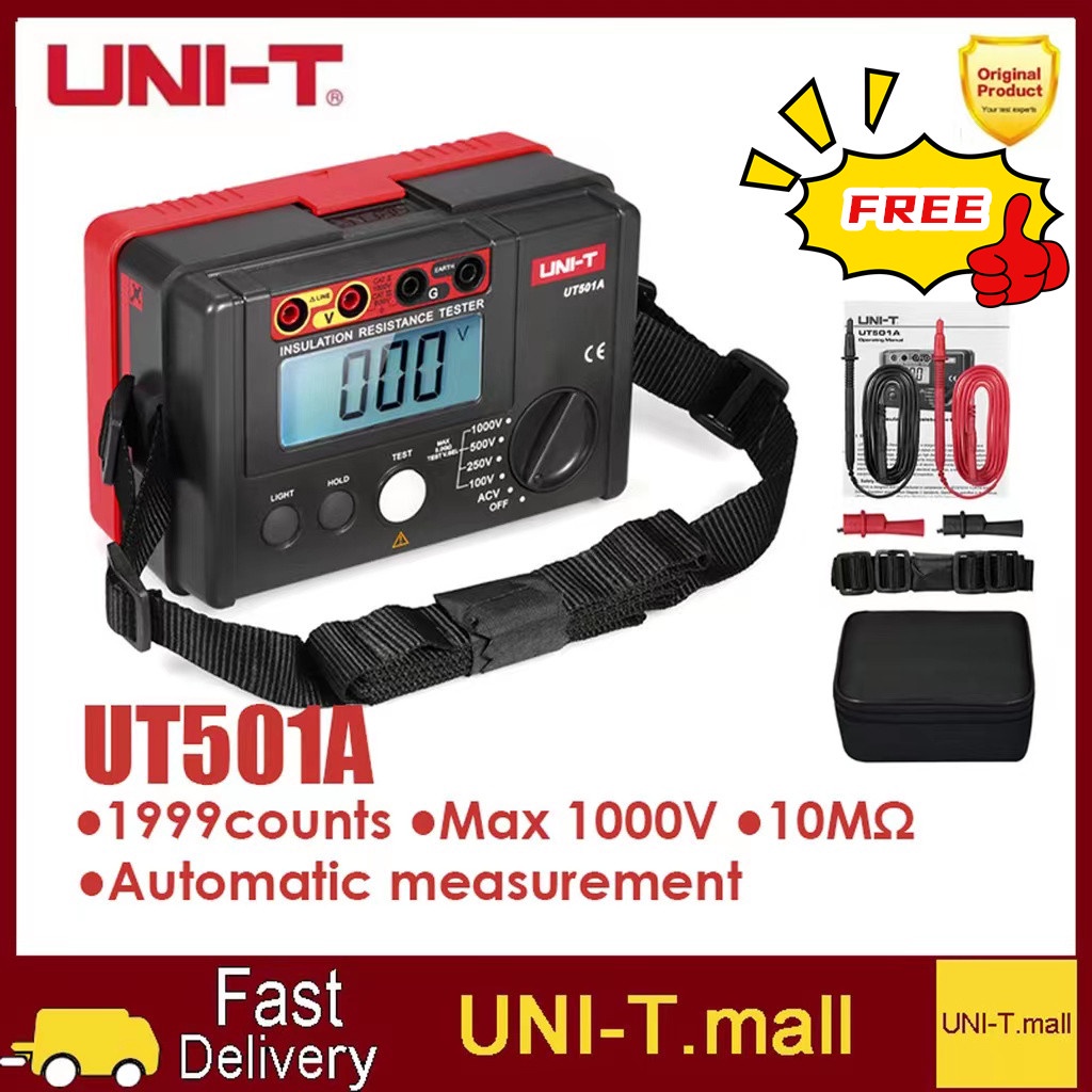 ANRIS UT501A LCD Isolation Numérique Multimètre Testeur d'Isolation