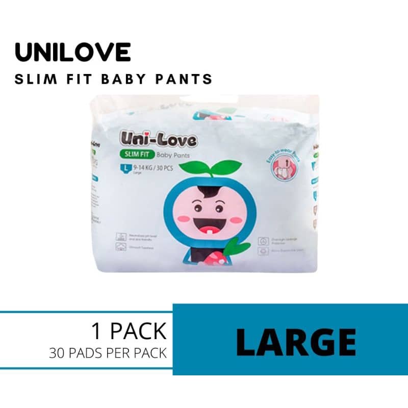 Unilove Slim Fit Baby Pants Diaper 30s (LARGE) Shopee Philippines