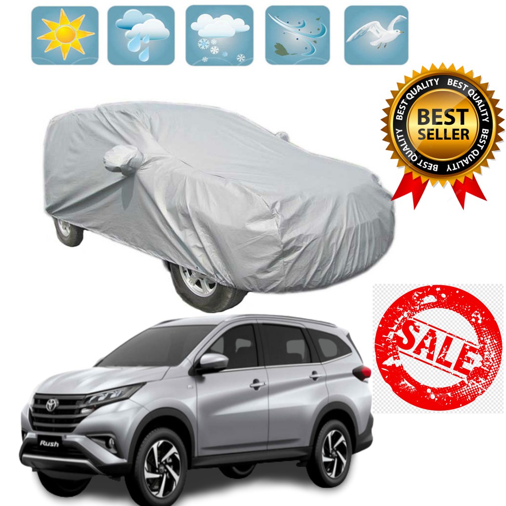 NYLON CAR COVER FOR TOYOTA RUSH (W/ FREE STICKER) PORTABLE & EASY TO ...